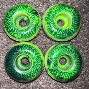 Spitfire - Formula 4 Green Swirled Classic Wheels 99a (58mm) (NEW)